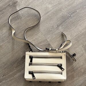 Rebecca Minkoff Cream Crossbody Bag with Removable Strap